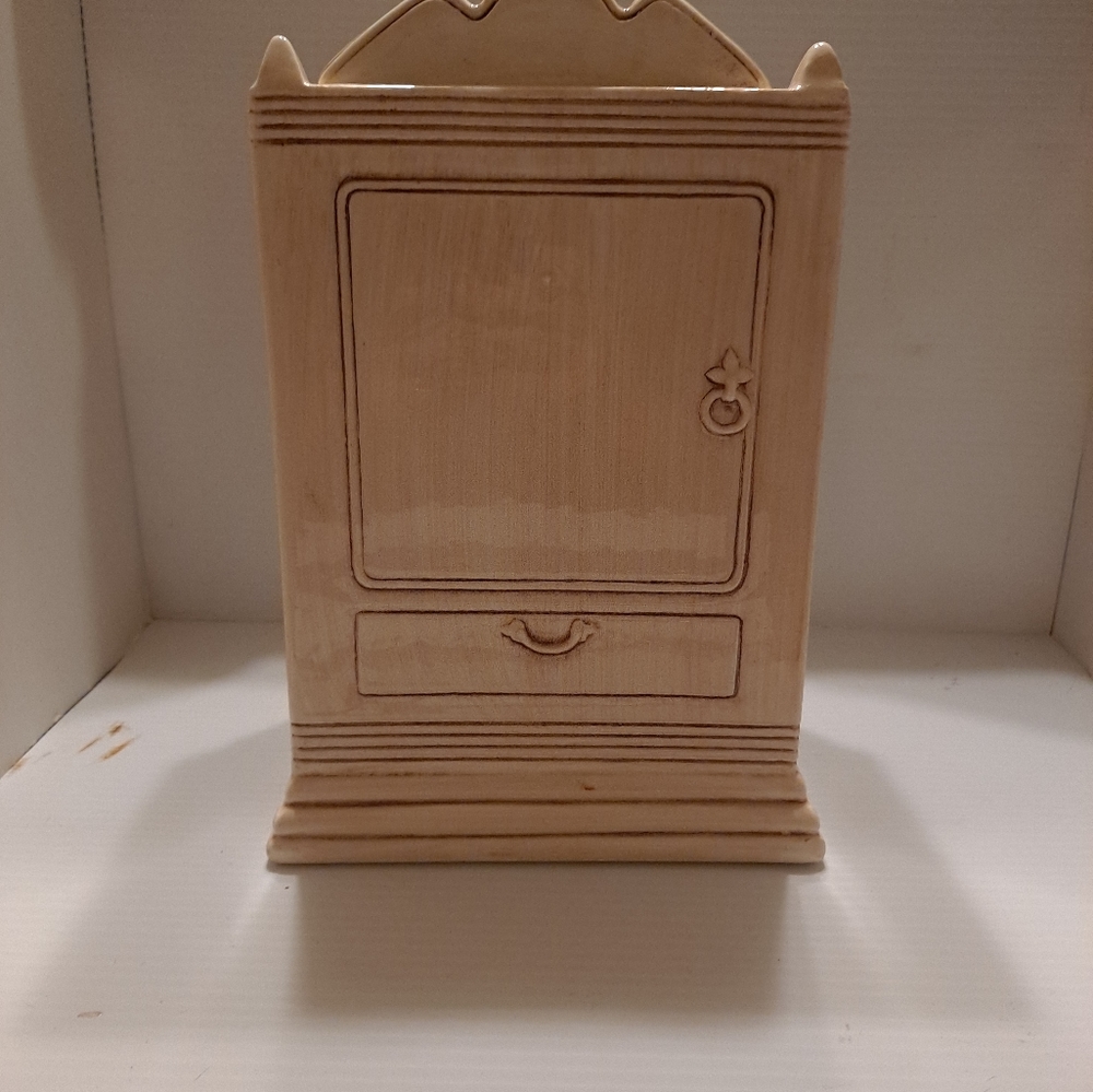 Treasure Craft Vintage Grandfather Clock Windup Cookie Jar - Picture 2 of 13